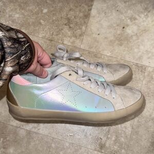 ShuShop Iridescent Star Kids Sneakers